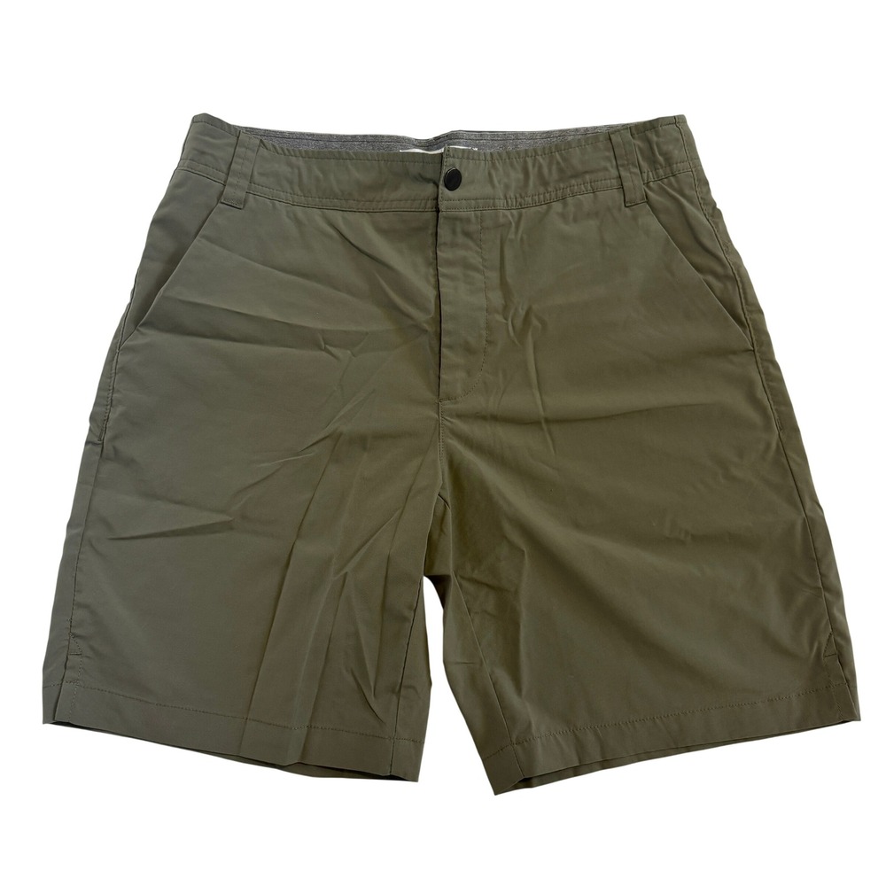Amazon Essentials Mens Regular Fit Shorts Olive Green Size 33 AE19018274